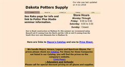 Desktop Screenshot of dakotapotters.com